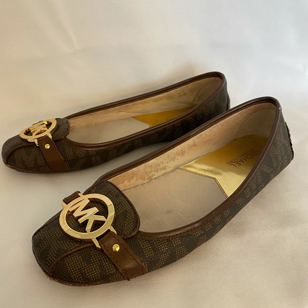 Michael Kors Women's Logo Fulton Flats